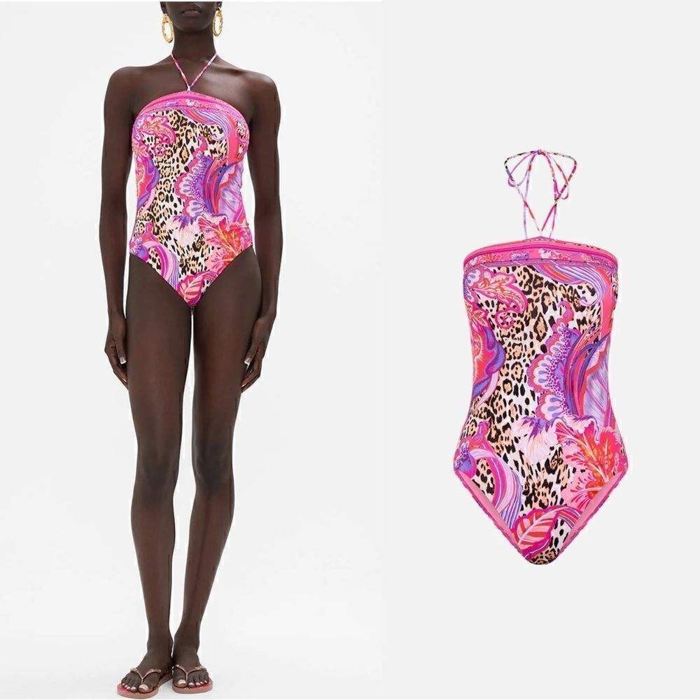 NWT Camilla Bandeau One Piece With Halter Tie
Viola Vintage